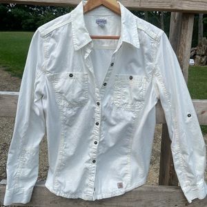 Wmns Carhartt Rugged Flex l/s shirt. Bone white M